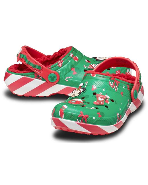 CROCSTM Green Disney Christmas Synthetic Multi Clogs