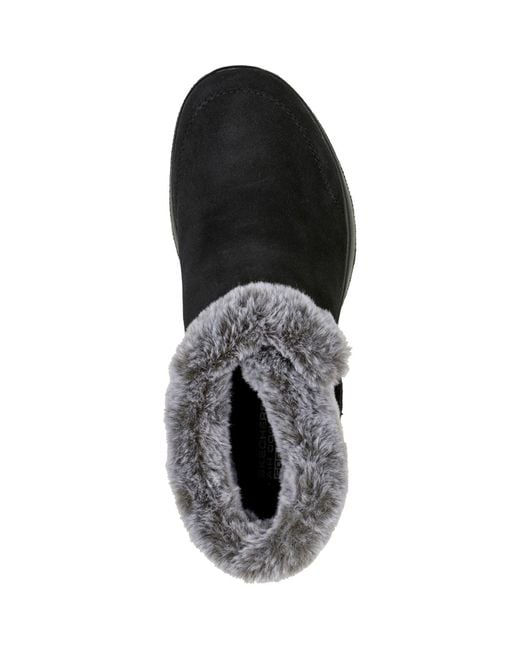 Skechers Black On-The-Go Joy First Glance Leder Stiefel