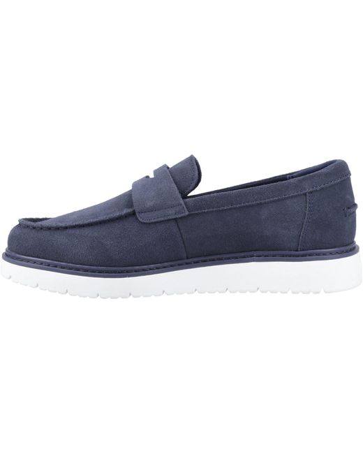 TOMS Blue Navi Trvl Lite Havana Mokassins Aus Leder