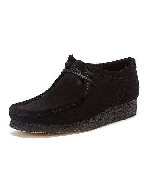 Wallabee Black Shoes Clarks pour homme