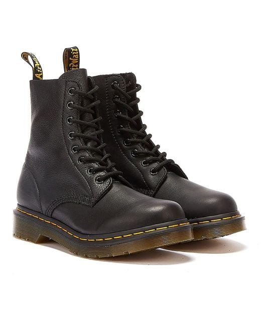 Dr. Martens Leder Dr. martens 1460 pascal virginia e stiefelette in Schwarz  - Sparen Sie 40% | Lyst DE