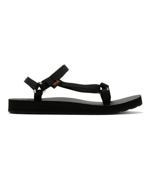 Teva Black Original Universal Slim Sandals