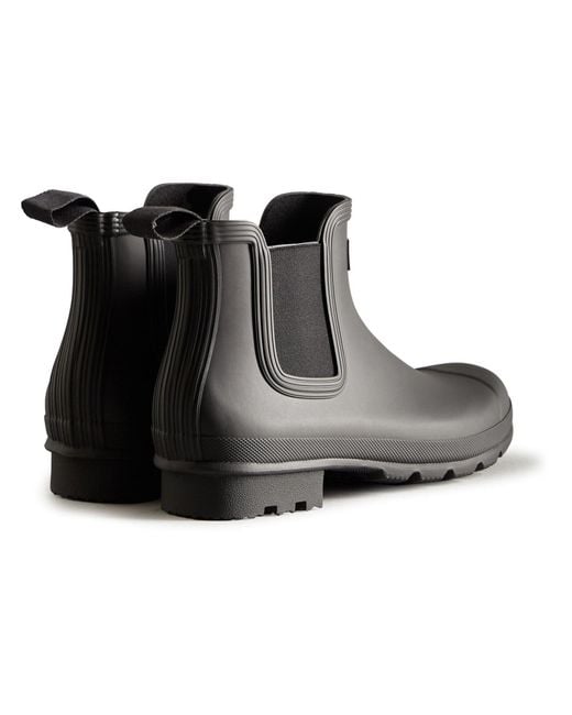 Hunter Black Original Chelsea Boots for men