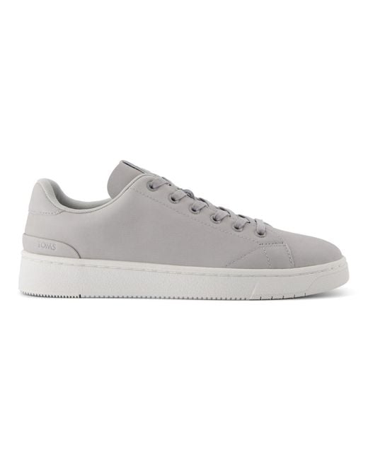 TOMS Gray Trvl Lite 2.0 Low Leather Trainers for men