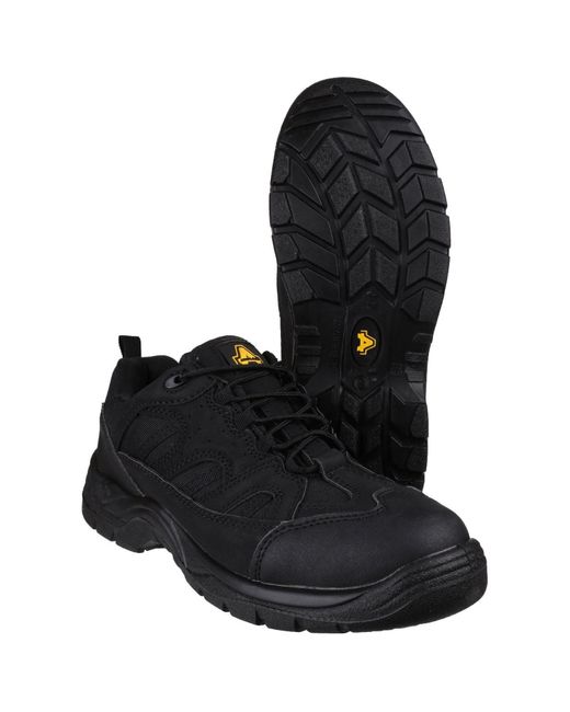 Amblers Safety Black Fs214 Synthetic for men