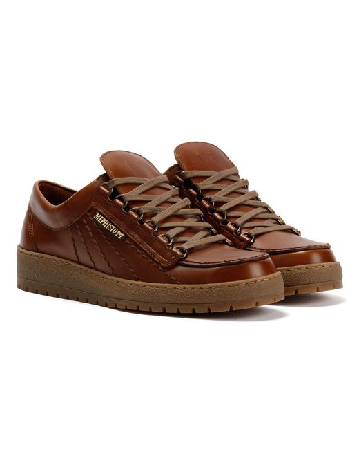 Mephisto Brown Heritage 4778 Leather Chestnut Shoes for men