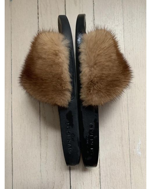 givenchy slides tan