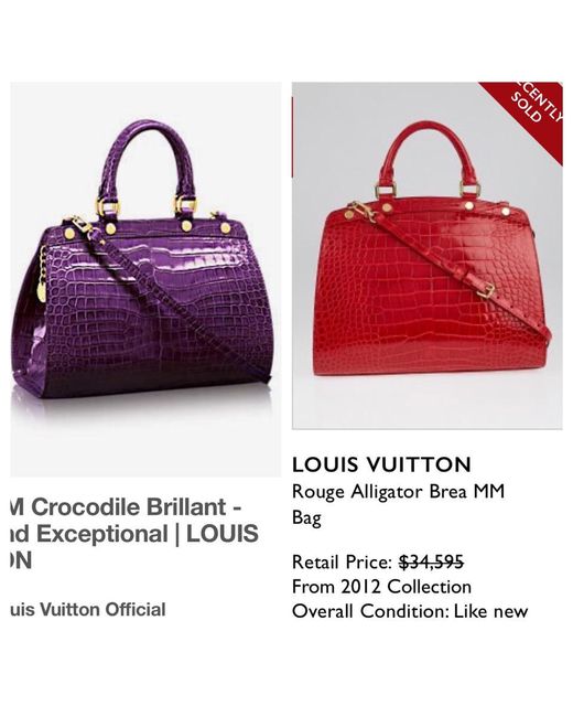 lv crocodile bag price