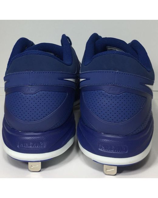 royal blue metal baseball cleats