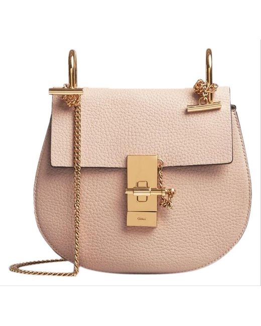 Chloé Drew Small Light Pink Leather Shoulder Bag - Save 2% - Lyst