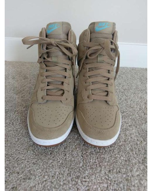 Nike Dunk Sky Hi BlackSailGum Med BrownBlack Women's High Nike Dunk Sky Hi BlackSailGum Med BrownBlack Women's High