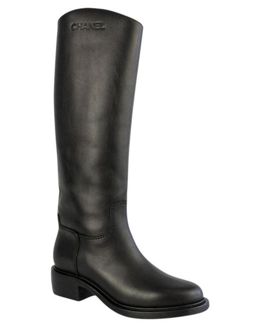 tall chanel boots