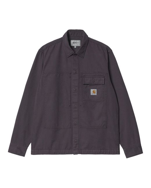 Carhartt WIP Camisa Ls Charter in Blue for Men | Lyst