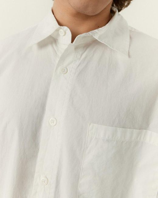 American Vintage Camisa De Manga Corta Hydway in White for Men | Lyst