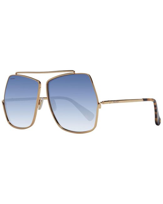 Max Mara Blue Gold Sunglasses