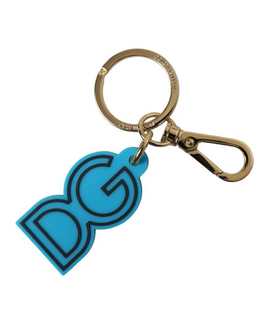 Dolce & Gabbana Blue Elegant & Keychain Accessory