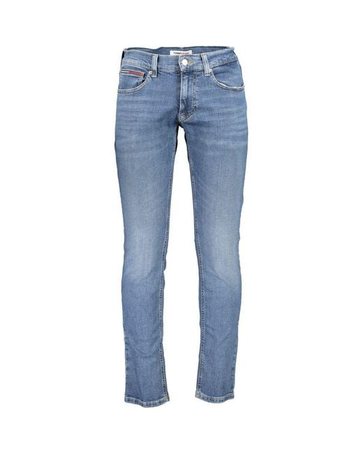 Tommy Hilfiger Blue Cotton Jeans & Pant for men