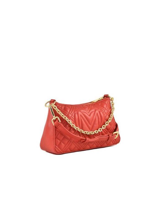 Love moschino red online handbag