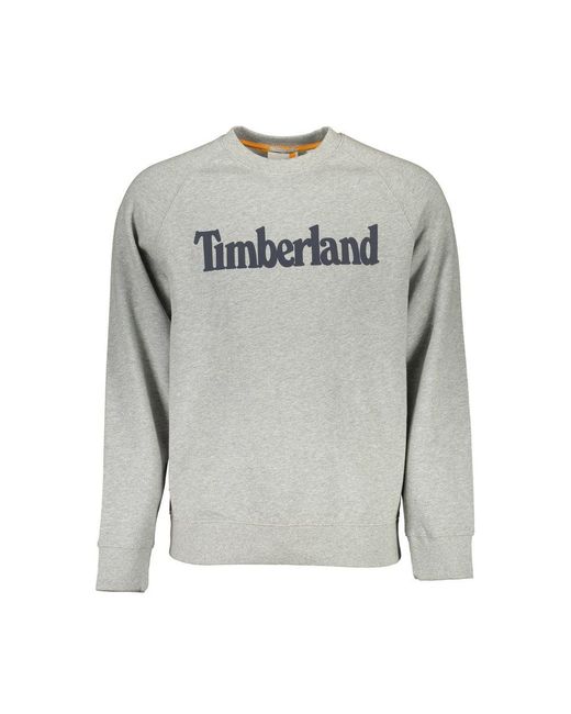 Timberland Gray Eco-Conscious Crew Neck Sweatshirt for men