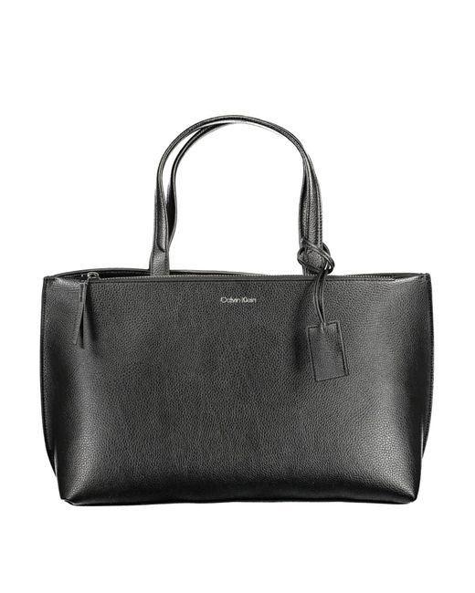 Calvin Klein Black Polyurethane Handbag