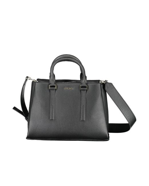 Calvin Klein Black Elegant Shoulder Handbag For Everyday Elegance