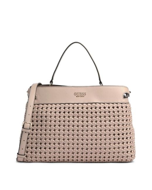 Guess Shoulder Bag in Brown Lyst