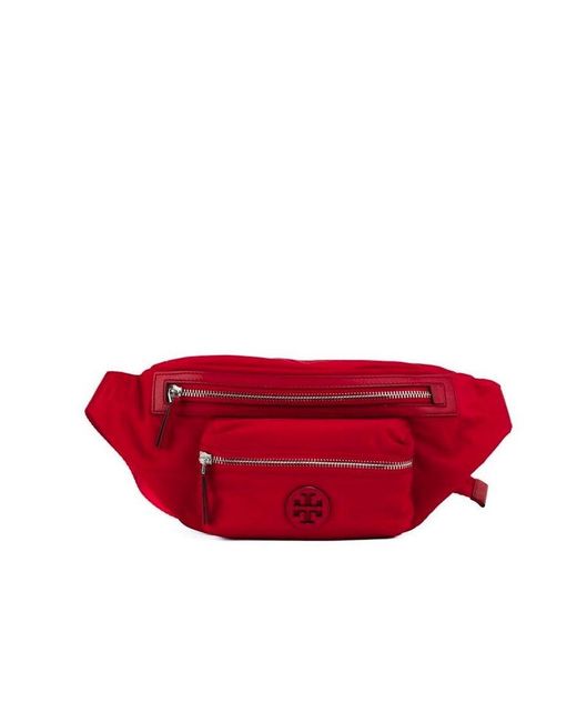 Tory Burch Medium Brilliant Red Nylon Adjustable Belt Bag Fanny Pack Lyst