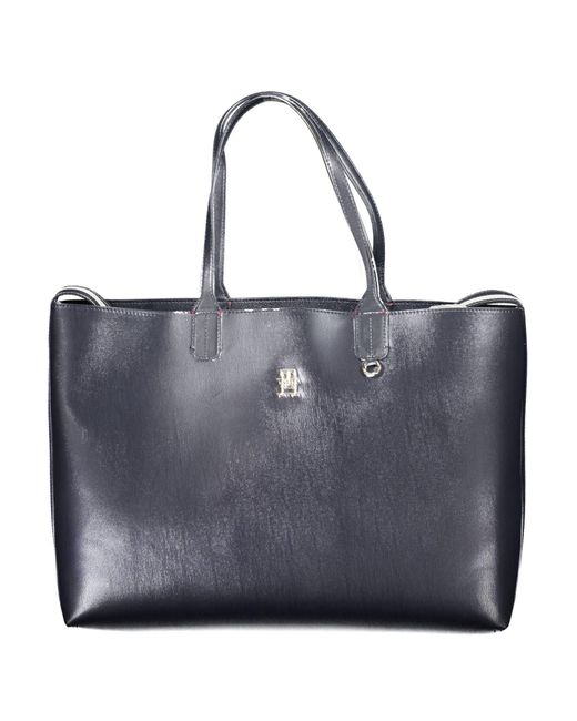 Tommy Hilfiger Blue Elegant Shoulder Bag With Pochette