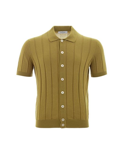 Gran Sasso Green Cotton T-Shirt for men