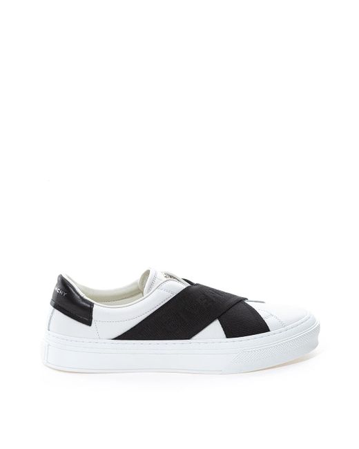 Givenchy White Chic Leather City Sport Sneakers