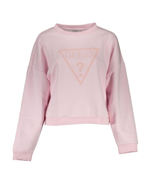 Guess Pink Cotton Sweater