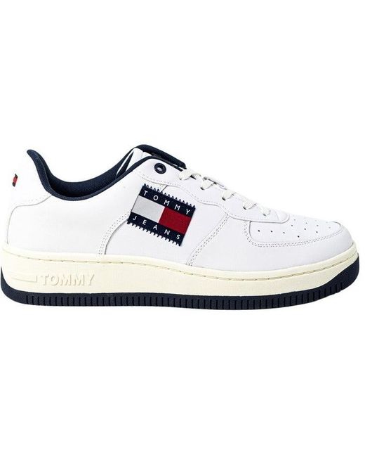 TOMMY HILFIGER JEANS Sneakers in White for Men | Lyst