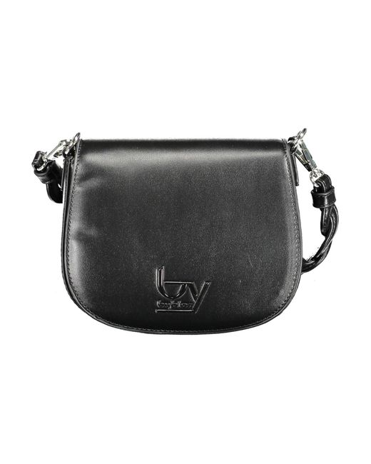 Byblos Black Elegant Contrasting Detail Handbag