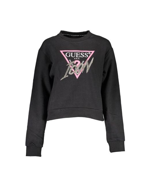 Guess Black Cotton Sweater