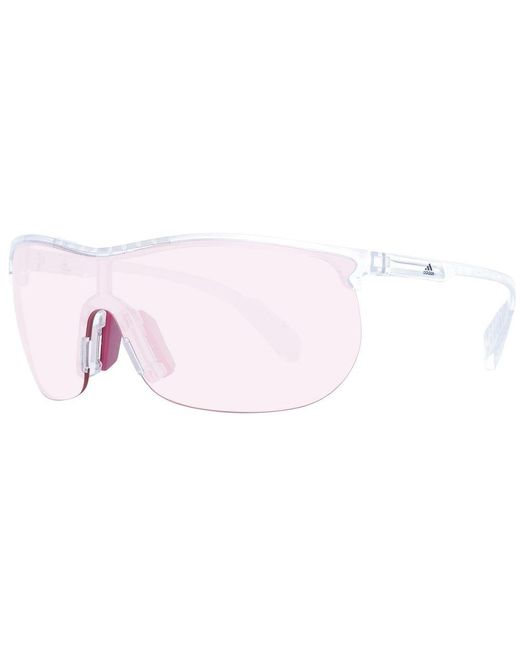 Adidas Pink Transparent Sunglasses