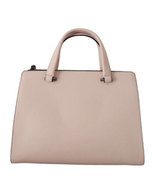 Karl Lagerfeld Light Pink Leather Shoulder Bag