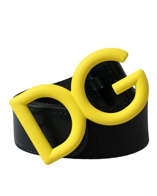 Dolce & Gabbana Yellow Elegant And Designer Belt