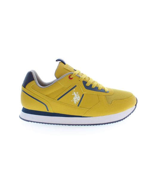 U.S. POLO ASSN. Yellow Polyester Sneaker for men