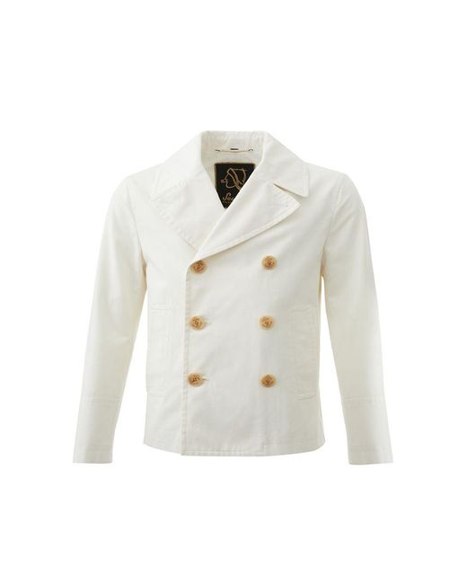 Sealup White Polyamide Jacket for men