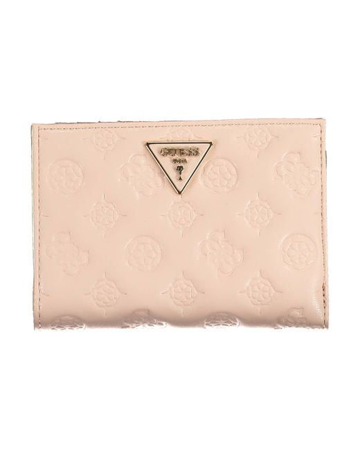 Guess Polyurethane Wallet in Pink Lyst