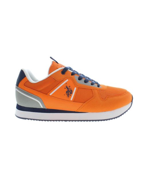 U.S. POLO ASSN. Orange Polyester Sneaker for men