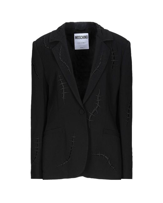Moschino Couture Black Viscose Suits & Blazer