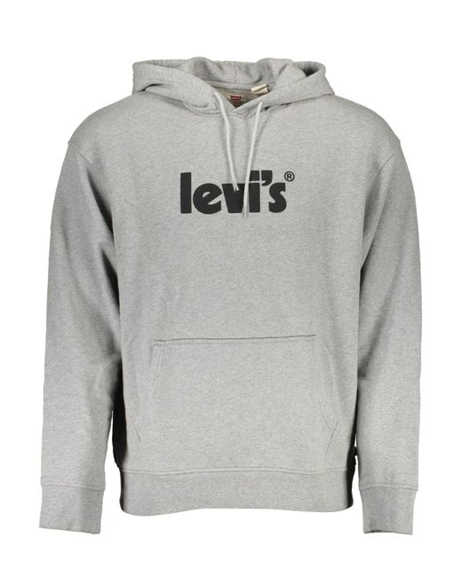Levi's Gray Cotton Sweater for men
