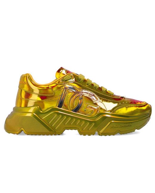 dolce & gabbana yellow shoes