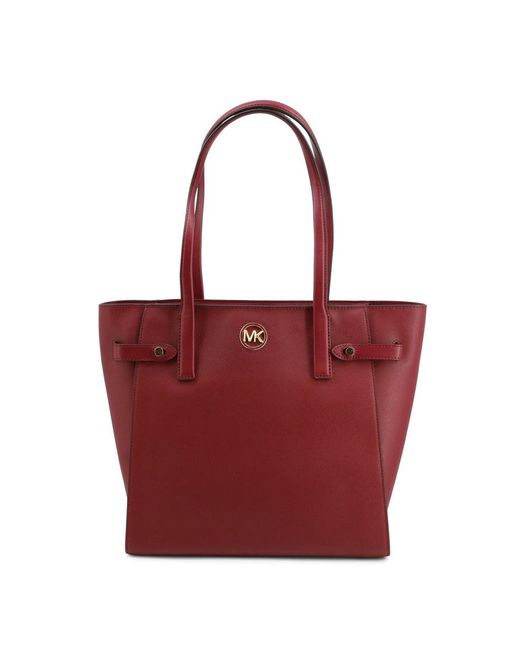 Michael Kors Carmen Shoulder Bag in Red Lyst