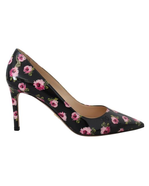 Lib Peep Toe Platforms Chunky Heels Slingback Floral Print Sandals - Pink  in Sexy Heels & Platforms - $65.99