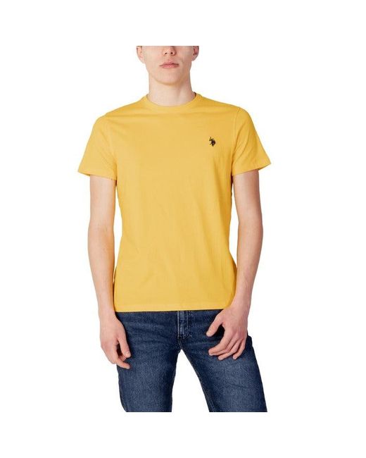U.S. POLO ASSN. Orange Men T-shirt for men