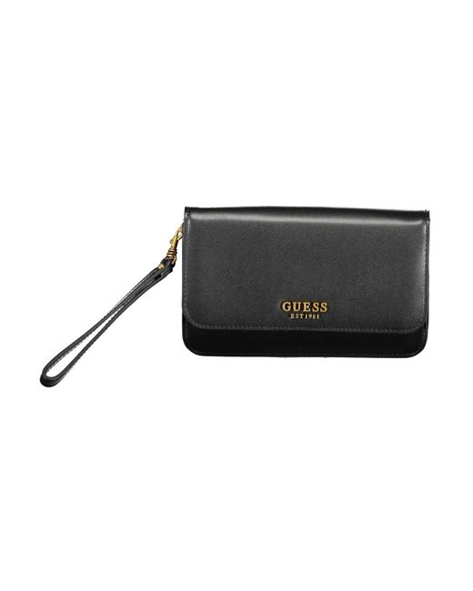 Guess Black Wallet Lyst