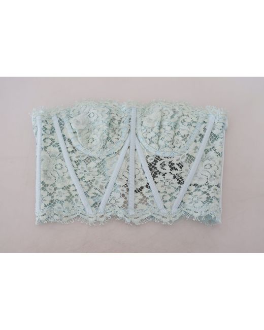 Coquette strapless silk-blend satin-trimmed cotton-blend lace bustier top