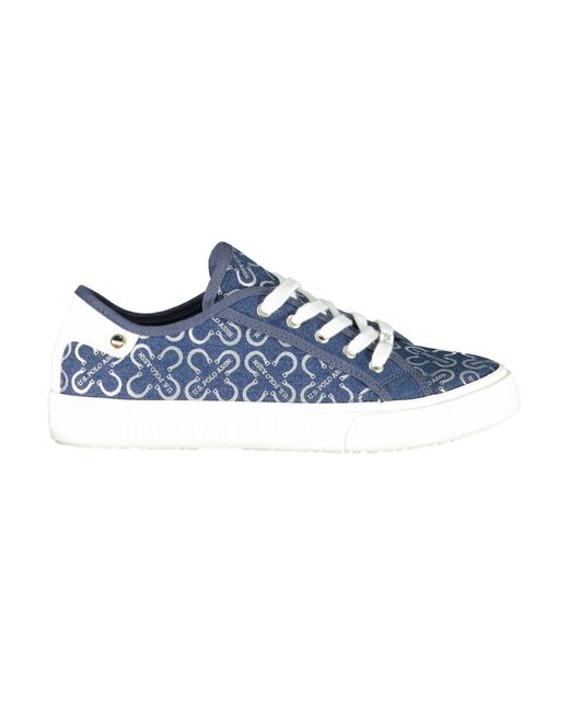 U.S. POLO ASSN. Blue Chic Lace-Up Sports Sneakers